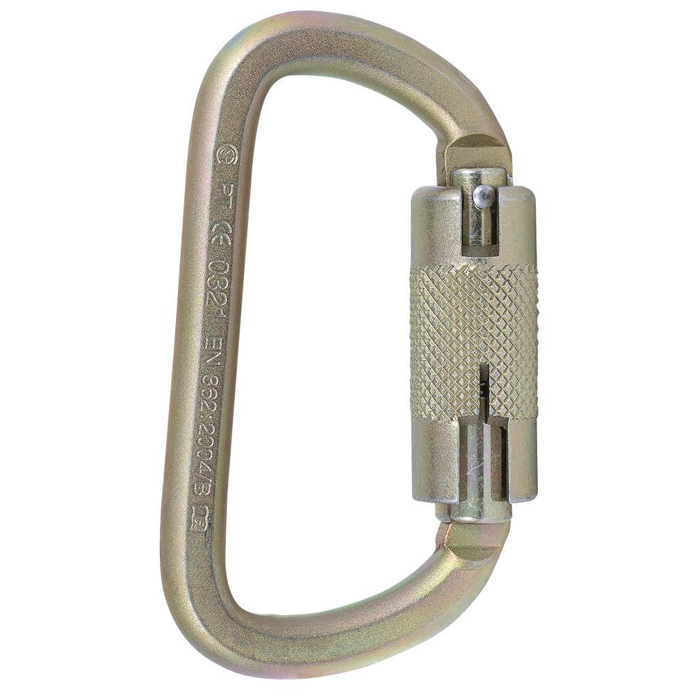 Carabiners - Hardware - Zinc Plated Steel - 3/4&#34; Gate Openning<span class=' ItemWarning' style='display:block;'>Item is usually in stock, but we&#39;ll be in touch if there&#39;s a problem<br /></span>