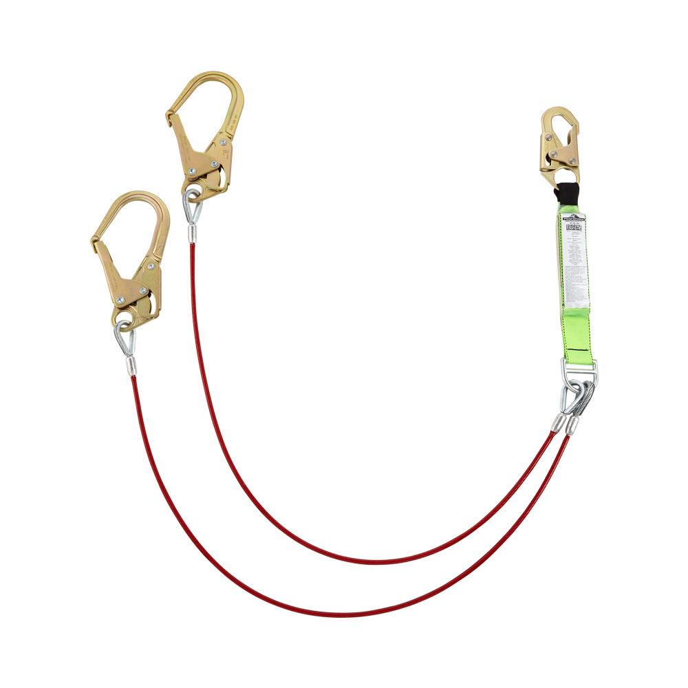 Shock Absorbing Lanyards - PVC Coated Cable<span class=' ItemWarning' style='display:block;'>Item is usually in stock, but we&#39;ll be in touch if there&#39;s a problem<br /></span>
