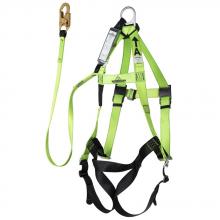 Peakworks V8252446 - Harness/Lanyard Integral Combo - 6' (1.8 m) - 200-350 lb Capacity