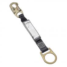 Peakworks V8103672 - Shock Absorbing Lanyard (110 – 220 lb capacity) - SP - Single Leg - Snap & D-Ring - 18" (46 cm)