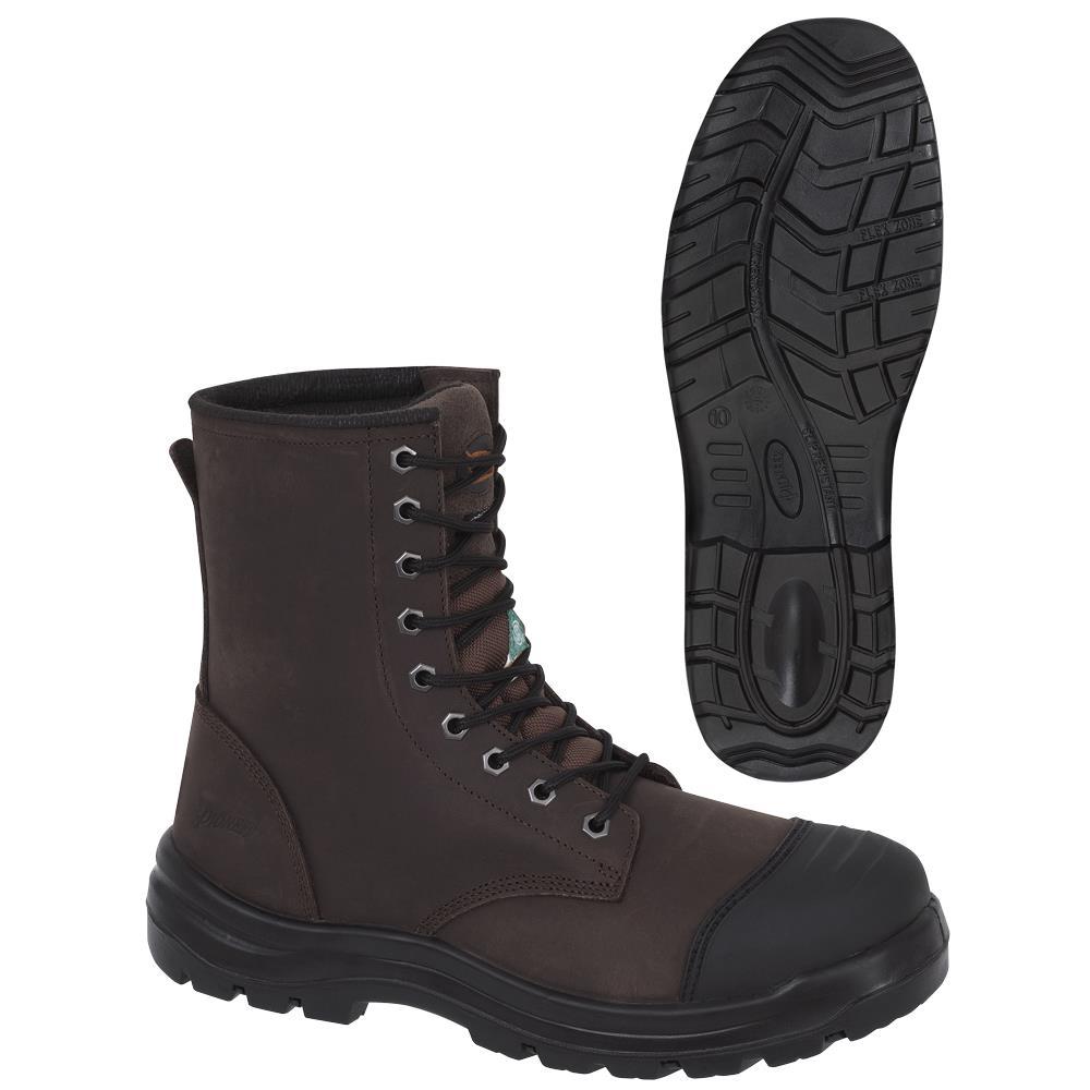 Steel Toe/Plate Leather 8&#34; Work Boots<span class=' ItemWarning' style='display:block;'>Item is usually in stock, but we&#39;ll be in touch if there&#39;s a problem<br /></span>