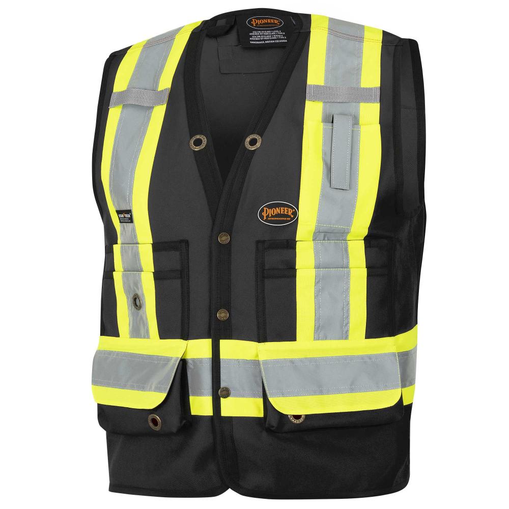 Surveyor&#39;s Safety Vests - 150D Woven Twill Polyester<span class=' ItemWarning' style='display:block;'>Item is usually in stock, but we&#39;ll be in touch if there&#39;s a problem<br /></span>