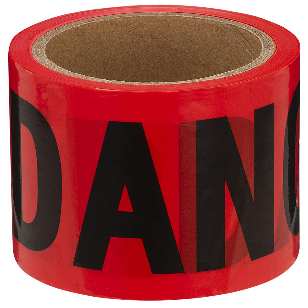 &#34;Danger&#34; Tape - Red - 0.04 mm -200&#39;/61 m<span class=' ItemWarning' style='display:block;'>Item is usually in stock, but we&#39;ll be in touch if there&#39;s a problem<br /></span>