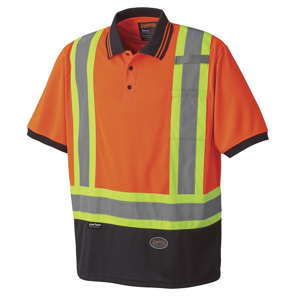 Hi-Vis Safety Short-Sleeved Polo Shirts<span class=' ItemWarning' style='display:block;'>Item is usually in stock, but we&#39;ll be in touch if there&#39;s a problem<br /></span>