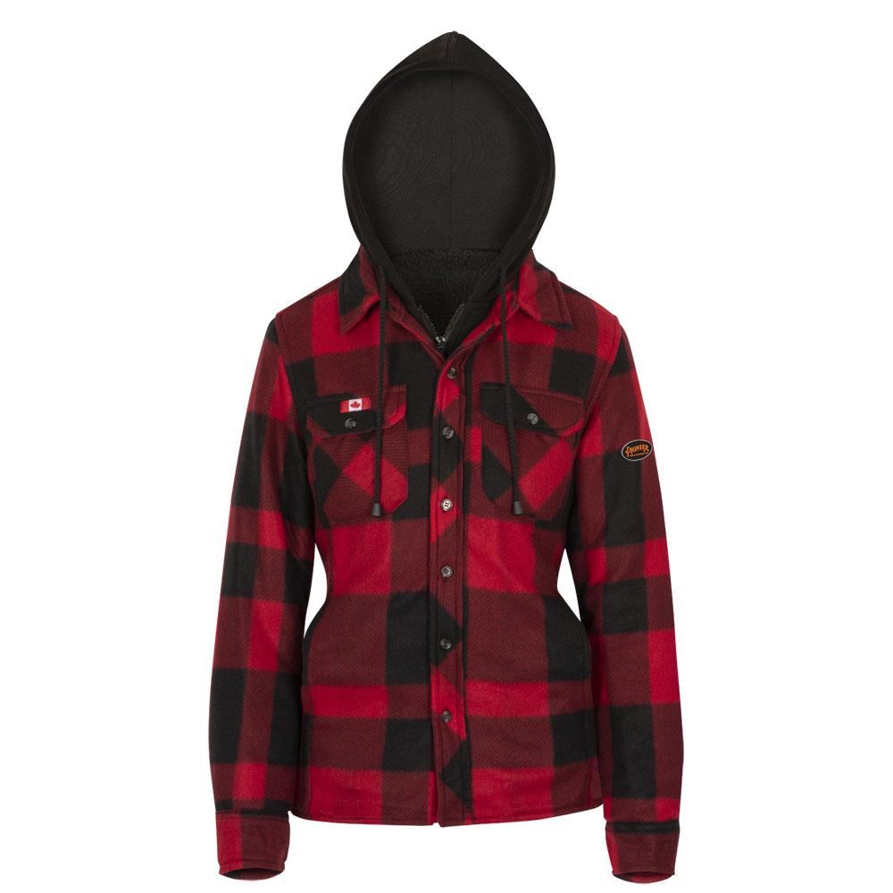 Women&#39;s Quilted Polar Fleece Hooded Shirt<span class=' ItemWarning' style='display:block;'>Item is usually in stock, but we&#39;ll be in touch if there&#39;s a problem<br /></span>