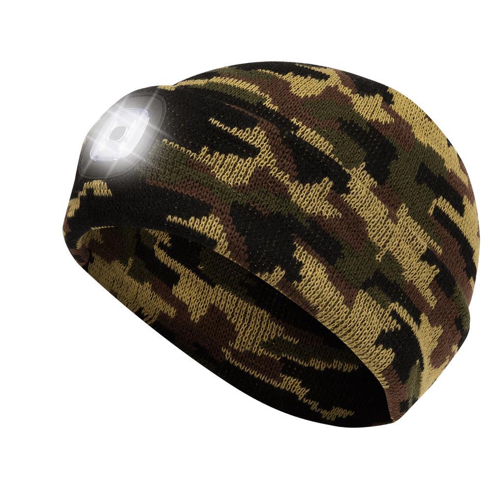Knit Toque w/ LED Headlight Camo<span class=' ItemWarning' style='display:block;'>Item is usually in stock, but we&#39;ll be in touch if there&#39;s a problem<br /></span>