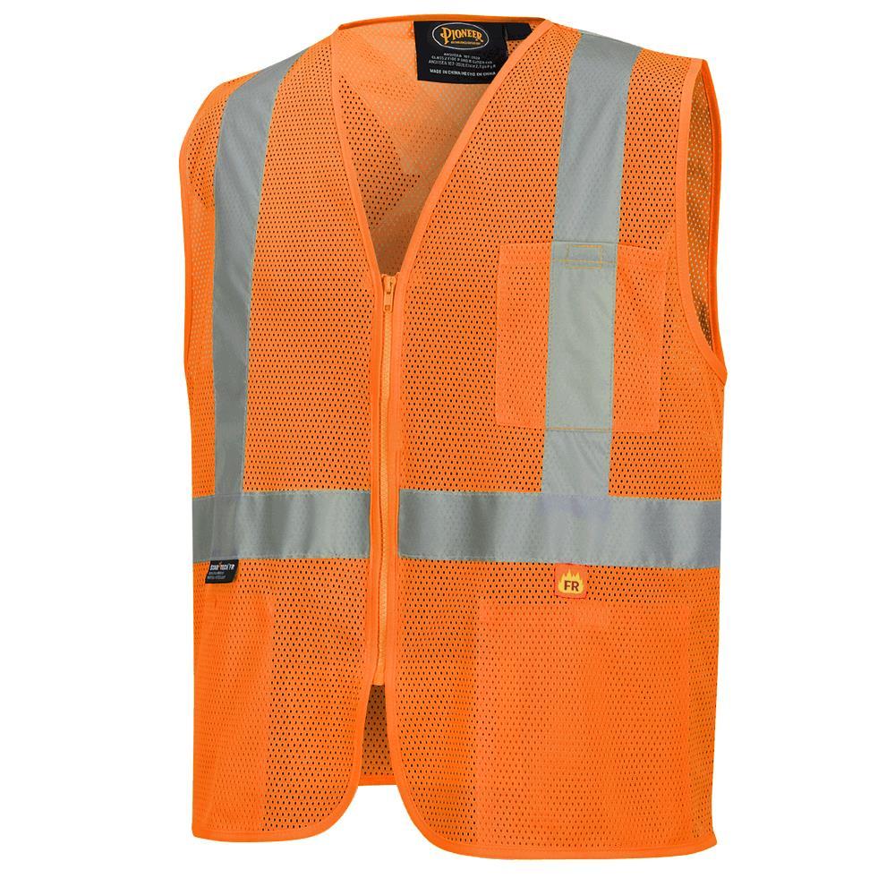 Self-Extinguishing Hi-Vis Mesh Safety Vests<span class=' ItemWarning' style='display:block;'>Item is usually in stock, but we&#39;ll be in touch if there&#39;s a problem<br /></span>
