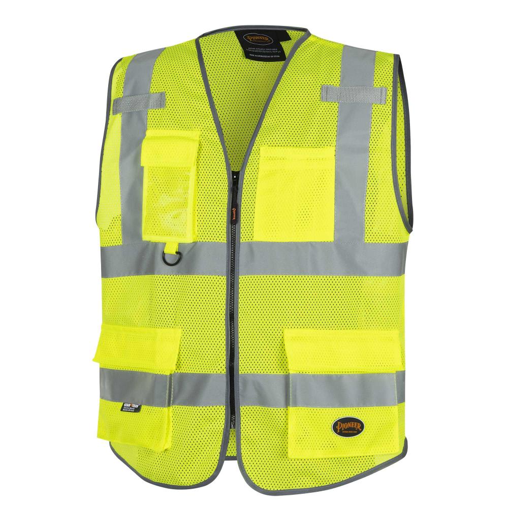Poly Mesh Zip-Front Safety Vests<span class=' ItemWarning' style='display:block;'>Item is usually in stock, but we&#39;ll be in touch if there&#39;s a problem<br /></span>