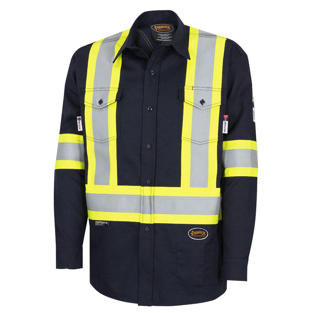 FR-Tech® FR Collared Safety Shirt<span class=' ItemWarning' style='display:block;'>Item is usually in stock, but we&#39;ll be in touch if there&#39;s a problem<br /></span>