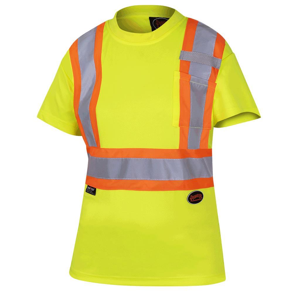Women&#39;s Bird&#39;s-Eye Safety T-Shirts<span class=' ItemWarning' style='display:block;'>Item is usually in stock, but we&#39;ll be in touch if there&#39;s a problem<br /></span>