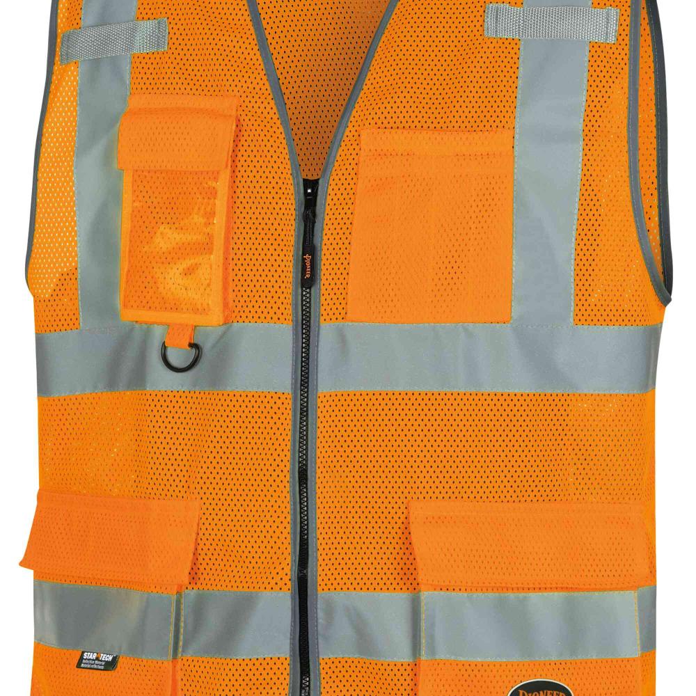 Poly Mesh Zip-Front Safety Vests<span class=' ItemWarning' style='display:block;'>Item is usually in stock, but we&#39;ll be in touch if there&#39;s a problem<br /></span>