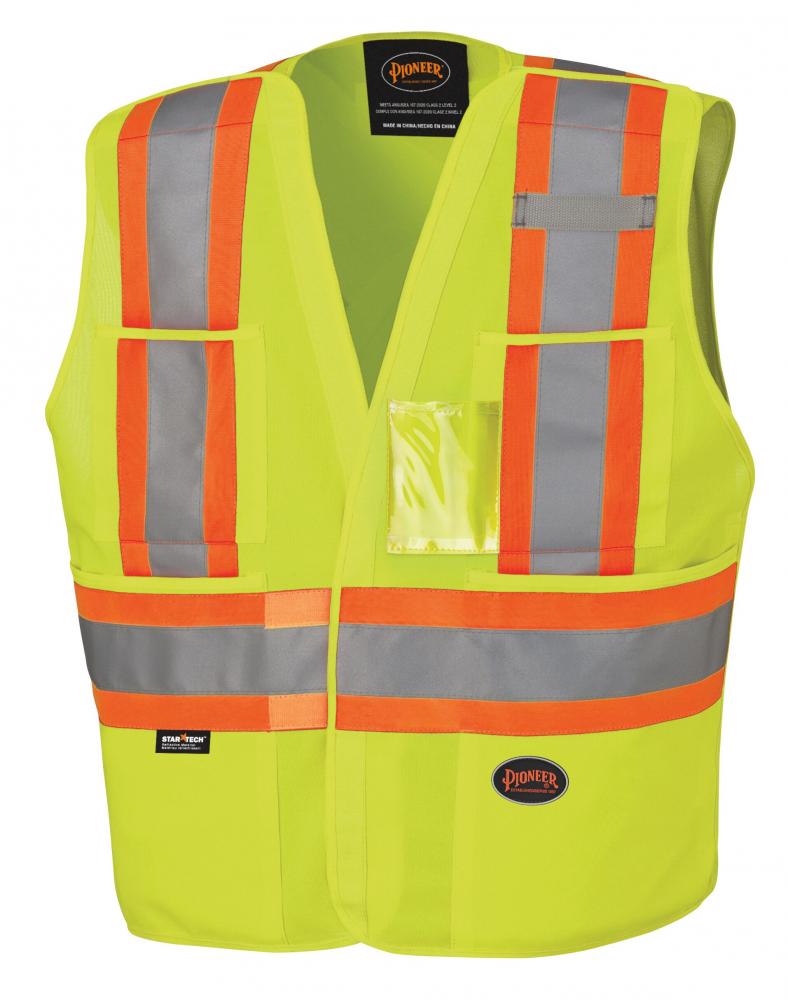 Surveyor&#39;s Hi-Vis Drop Shoulder Tear-Away Safety Vest<span class=' ItemWarning' style='display:block;'>Item is usually in stock, but we&#39;ll be in touch if there&#39;s a problem<br /></span>