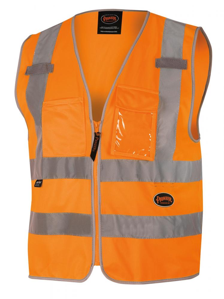 Poly Tricot Zip Front Safety Vests<span class=' ItemWarning' style='display:block;'>Item is usually in stock, but we&#39;ll be in touch if there&#39;s a problem<br /></span>