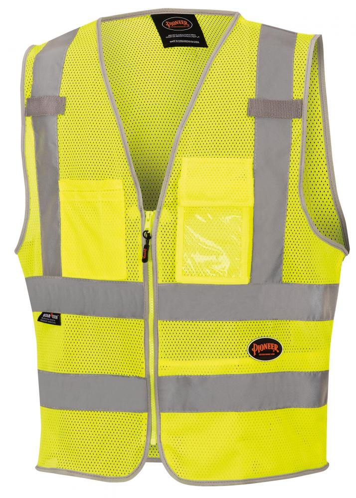 Poly Mesh Zip-Front Safety Vests<span class=' ItemWarning' style='display:block;'>Item is usually in stock, but we&#39;ll be in touch if there&#39;s a problem<br /></span>