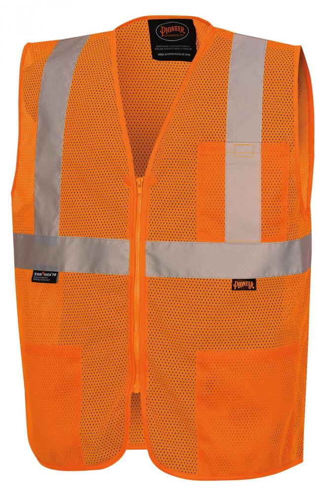 Self-Extinguishing Hi-Vis Mesh Safety Vests<span class=' ItemWarning' style='display:block;'>Item is usually in stock, but we&#39;ll be in touch if there&#39;s a problem<br /></span>