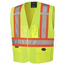 Pioneer V1020160-2/3XL - Hi-Vis Safety Vests with Adjustable Sides