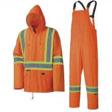 Pioneer V1080150-S - Waterproof Lightweight Safety Rainsuits - Polyester/PVC