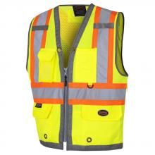 Pioneer V1010260-2XL - Mesh Back Zip-Front Surveyor’s Safety Vests