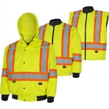 Pioneer V1120360-L - Waterproof 7-in-1 Safety Bomber Jackets