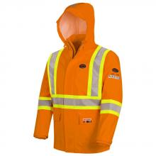 Pioneer V3520650-4XL - FR/Arc Rated Waterproof  Rain Jackets - Polyurethane/Cotton