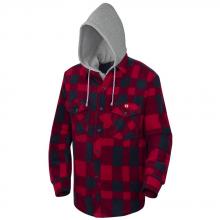 Pioneer V3080397-4XL - Quilted Polar Fleece Hooded Shirt