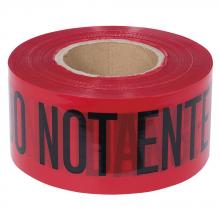 Pioneer V6310460-O/S - "Danger Do Not Enter" Tape - Red - 0.04 mm - 1000'/304.8 m