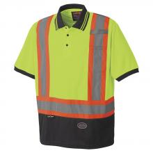 Pioneer V1051360-S - Hi-Vis Safety Short-Sleeved Polo Shirts