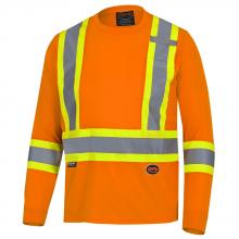 Pioneer V1051250-L - Bird's-Eye Long-Sleeved Safety Shirts