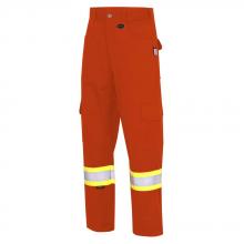 Pioneer V2541050-44X34 - FR-Tech® Hi-Vis 88/12 7 oz FR/Arc-Rated Safety Cargo Pants - Hi-Vis Orange - 44x34