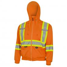 Pioneer V1060550-M - Hi-Vis Microfleece Safety Hoodies