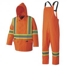 Pioneer V1080250-L - Hi-Vis Waterproof Safety Rain Suits