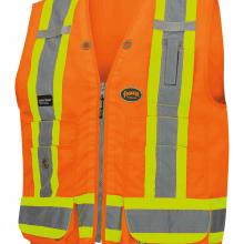 Pioneer V1010151U-M - Hi-vis Multi-Pocket Surveyor Vests