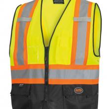 Pioneer V1020161U-4/5XL - Hi-Vis Safety Vests with Adjustable Sides