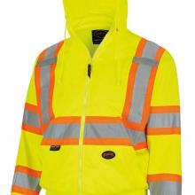 Pioneer V1060560U-M - Hi-Vis Microfleece Safety Hoodies
