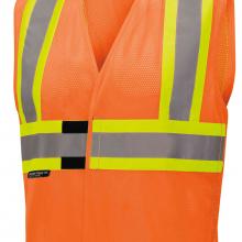 Pioneer V2510850U-S/M - Hi-Vis Flame-Resistant Tear Away Safety Vest