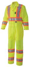 Pioneer V1070160U-M - Traffic Safety Coveralls - Poly Knit