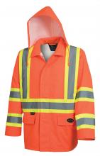 Pioneer V1081350U-M - Waterproof Safety Jackets - "The Rock  " - PU Coated 300D Oxford Polyester