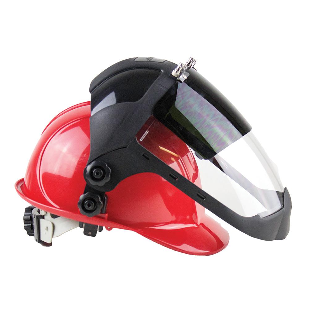 DP4 Series - Face Shields Flip-Up IR Visor - Universal Hard Hat Adaptor<span class=' ItemWarning' style='display:block;'>Item is usually in stock, but we&#39;ll be in touch if there&#39;s a problem<br /></span>