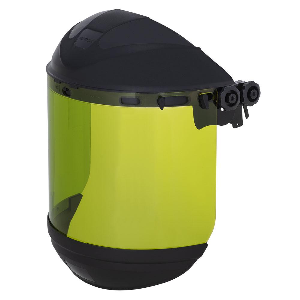 312 Series Polycarbonate Premium Arc Flash Rated Face Shields - Universal Adapter - Dual Crown<span class=' ItemWarning' style='display:block;'>Item is usually in stock, but we&#39;ll be in touch if there&#39;s a problem<br /></span>