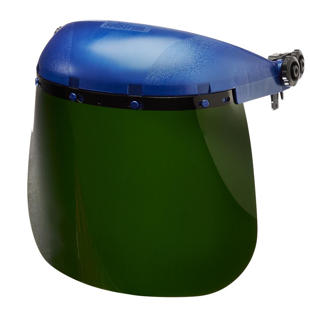 390 Premium Series Acetate Face Shields - Ratcheting - Single Crown<span class=' ItemWarning' style='display:block;'>Item is usually in stock, but we&#39;ll be in touch if there&#39;s a problem<br /></span>