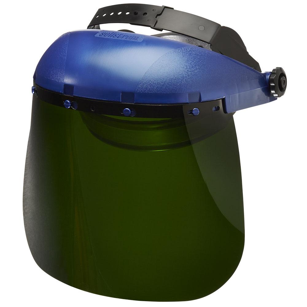 390 Premium Series Acetate Face Shields - Ratcheting - Single Crown<span class=' ItemWarning' style='display:block;'>Item is usually in stock, but we&#39;ll be in touch if there&#39;s a problem<br /></span>