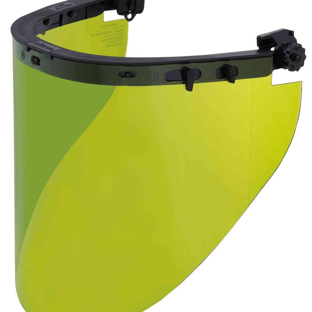312 Series Polycarbonate Premium Arc Flash Rated Face Shields - Ratcheting -  Single Crown<span class=' ItemWarning' style='display:block;'>Item is usually in stock, but we&#39;ll be in touch if there&#39;s a problem<br /></span>
