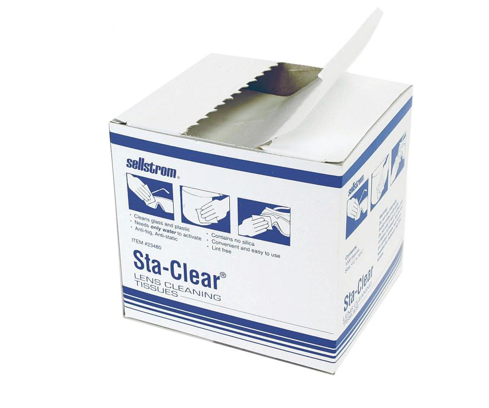 Sta-Clear™ Lens Cleaning Tissue - Water Activated<span class=' ItemWarning' style='display:block;'>Item is usually in stock, but we&#39;ll be in touch if there&#39;s a problem<br /></span>
