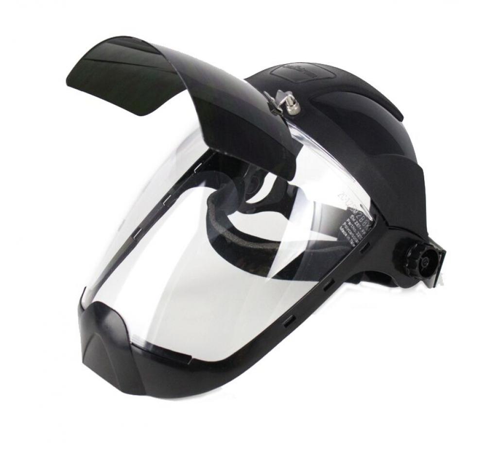 DP4 Series - Polycarbonate Face Shields - Flip-up IR Visor<span class=' ItemWarning' style='display:block;'>Item is usually in stock, but we&#39;ll be in touch if there&#39;s a problem<br /></span>