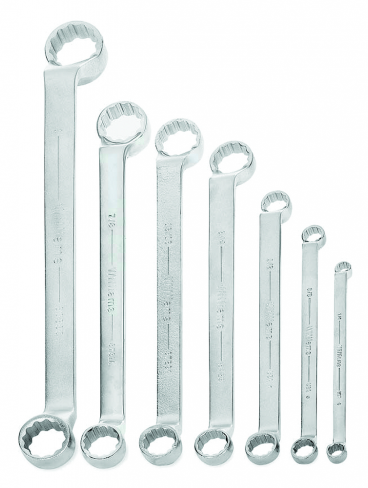 7 pc SAE Double Head 10  Offset Box End Wrench Set<span class=' ItemWarning' style='display:block;'>Item is usually in stock, but we&#39;ll be in touch if there&#39;s a problem<br /></span>