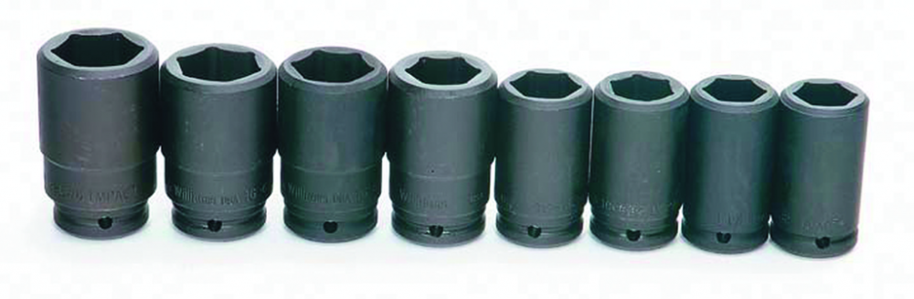 7 pc 3/4&#34; Drive 6-Point SAE Deep Socket Set on Rail and Clips<span class=' ItemWarning' style='display:block;'>Item is usually in stock, but we&#39;ll be in touch if there&#39;s a problem<br /></span>