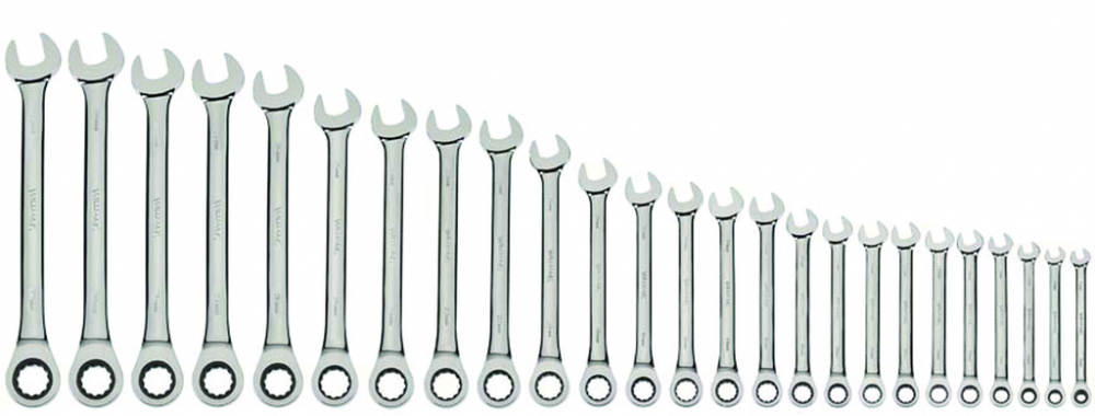 25 pc Metric Combination Ratcheting Wrench Set<span class=' ItemWarning' style='display:block;'>Item is usually in stock, but we&#39;ll be in touch if there&#39;s a problem<br /></span>