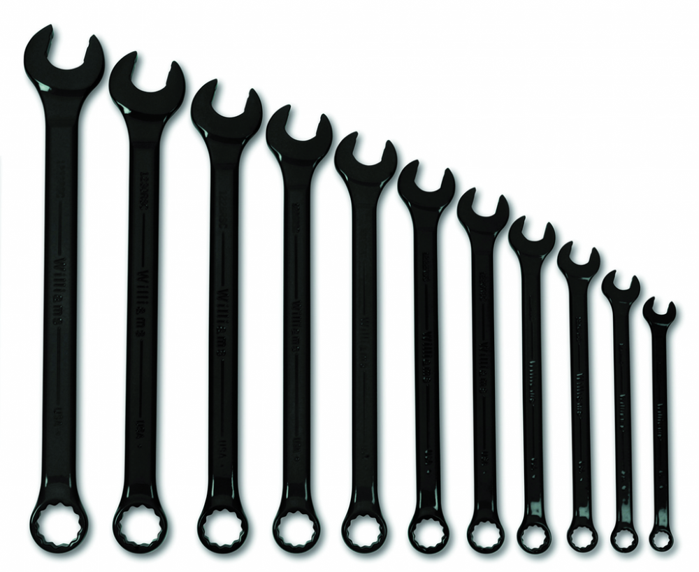 11 pc SAE SUPERCOMBO  Black Industrial Finish Combination Wrench Set<span class=' ItemWarning' style='display:block;'>Item is usually in stock, but we&#39;ll be in touch if there&#39;s a problem<br /></span>
