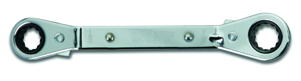 1/2 x-9/16 12-Point SAE Double Head 25  Reversible Offset Ratcheting Box Wrench<span class=' ItemWarning' style='display:block;'>Item is usually in stock, but we&#39;ll be in touch if there&#39;s a problem<br /></span>