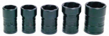 Williams JHWTSFS5005 - 5 pc 1/2" Drive SAE & Metric TURBOSOCKET  Salvage/Damaged Fastener Socket on Rail and Clips